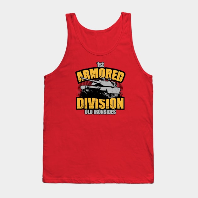 1st Armored Division Tank Top by TCP